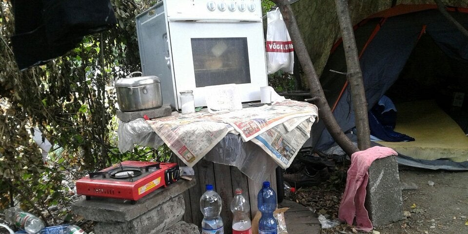 Bettlerlager in Linz geräumt.