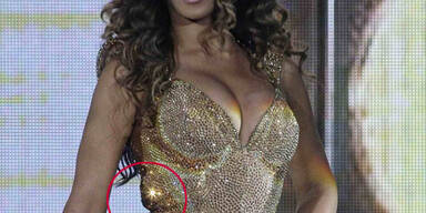 Beyoncé quetscht sich in zu enges Outfit