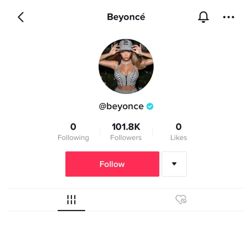 Superstar Beyonce ist jetzt bei TikTok!