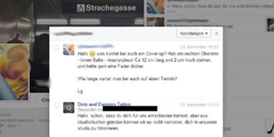 Tattoo Studio kein FPÖ Fan