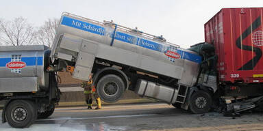 Massen-Crash auf der A2 bei Graz 