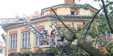 Schwere Unwetter über Österreich
