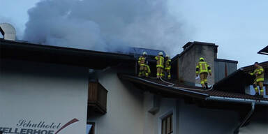 Feuer in Hotel-Sauna: Zwei Verletzte 
