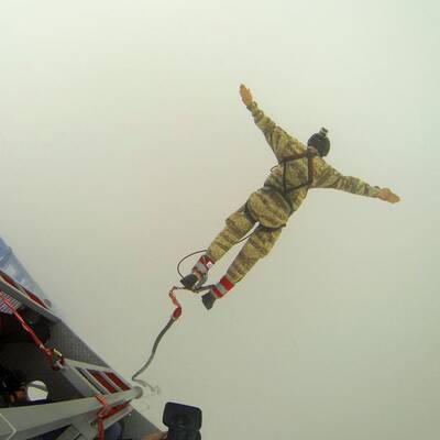 Die Bilder zum Rekord-Sprung