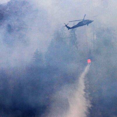 Waldbrände in Kärnten 