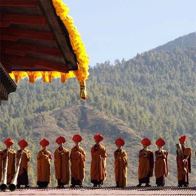 Krönung des Königs von Bhutan