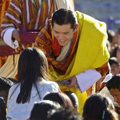 Krönung des Königs von Bhutan