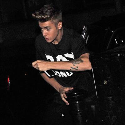 Justin Bieber in London 