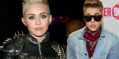 Miley Cyrus, Justin Bieber