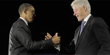 Bill Clinton und Obama feiern Versöhnung