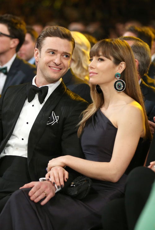 Grammys 2013: Justin Timberlake & Jessica Biel