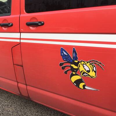 Bienen-Alarm vor dem Lebensministerium