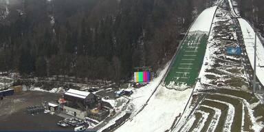 Lawine verw&uuml;stet Bischofshofen-Schanze