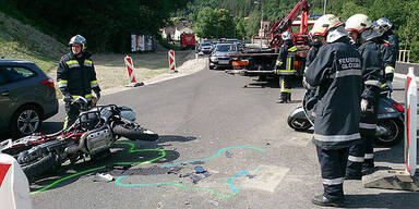 Semmering: Biker rasen frontal ineinander