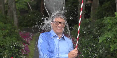 Bill Gates machte Ice Bucket-Challenge