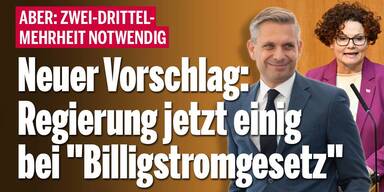 Neuer Vorschlag: Regierung jetzt einig bei 