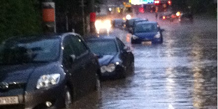 Überschwemmung Billrothstraße