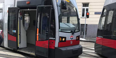 Lkw crasht in Wiener Stra&szlig;enbahn
