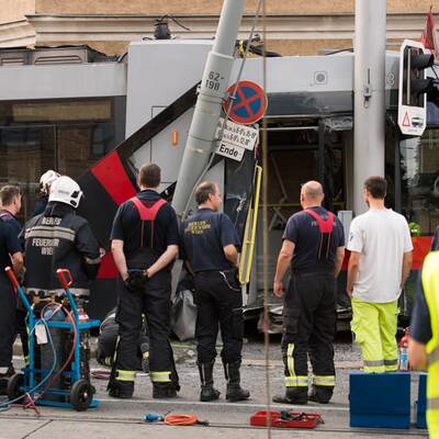Bimunfall in Wien-Meidling