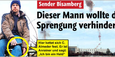 Chaos bei Sprengung durch Öko-Aktivist