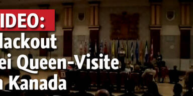 Queen mit Stromausfall empfangen