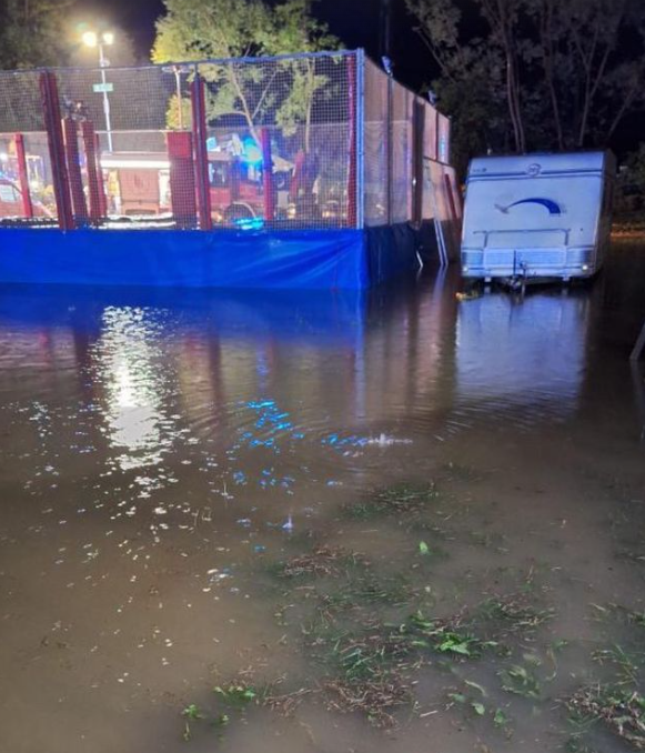 Bleiburger Wiesenmarkt überflutet