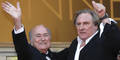 Sepp Blatter Gerard Depardieu