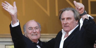 Sepp Blatter Gerard Depardieu