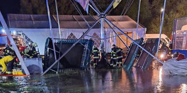 Bleiburger Wiesenmarkt &uuml;berflutet
