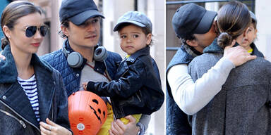 Miranda Kerr & Orlando Bloom spielen heile Familie