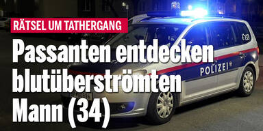 Passanten entdecken blutüberströmten Mann (34)