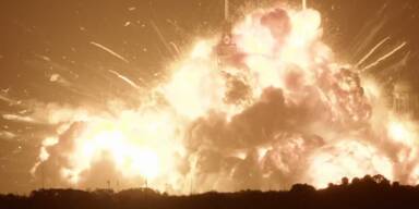 Blue-Origin-Rakete explodiert auf der Startrampe