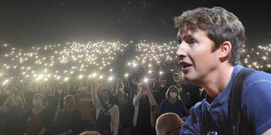 James Blunt verwandelte Stadthalle in Lichtermeer