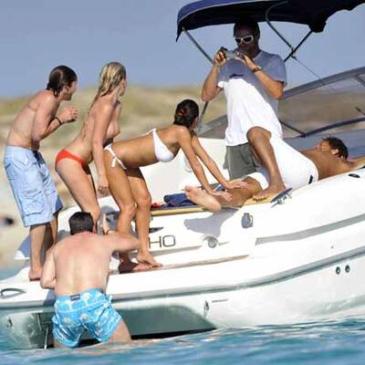 Fun in the sun: James Blunts heiße Sommerspiele