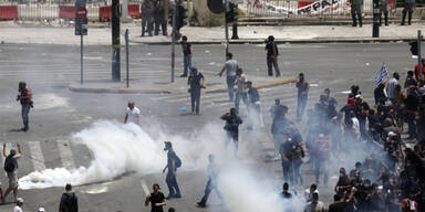 Frust und blinde Wut in Athen