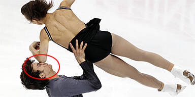 Schmerzhaftes Hoppala bei Eiskunstlauf-WM