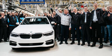 Erster BMW 5er lief in Graz vom Band