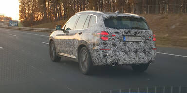 BMW-Erlkönig auf der A1 erwischt