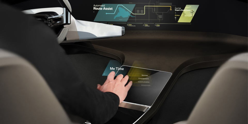 Hässliche BMW-Studie zeigt Cockpit der Zukunft