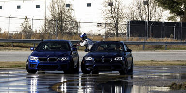 M5 beim 8-Stunden-Dauerdrift aufgetankt