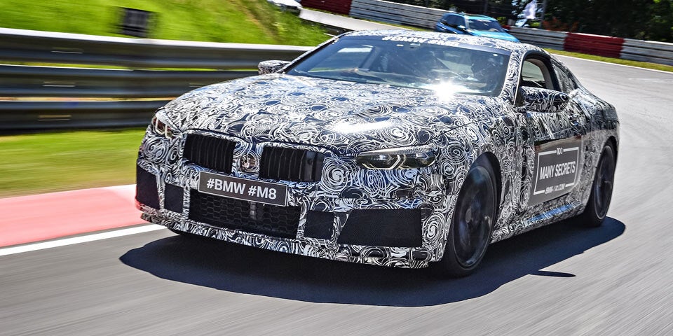Hier fährt der neue BMW M8