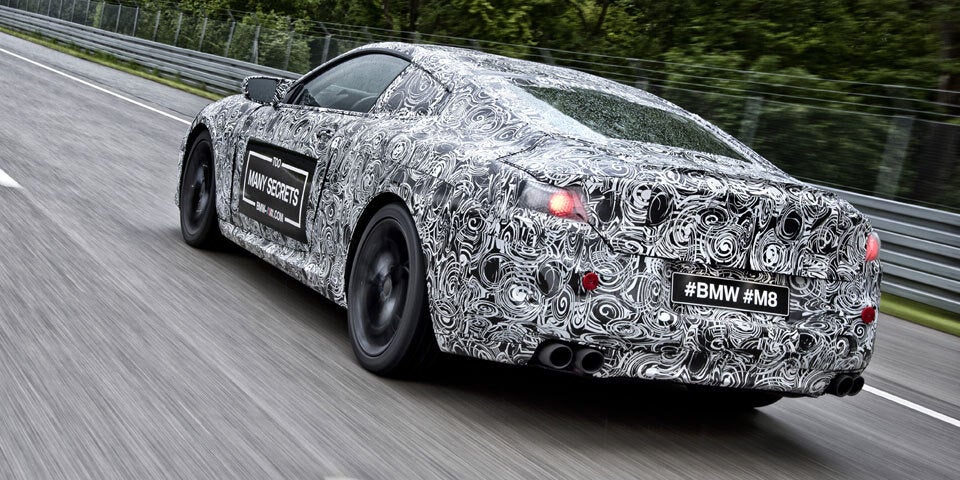 Hier fährt der neue BMW M8