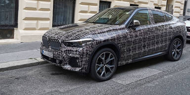 BMW X6-Erlkönig (2019) in Wien erwischt