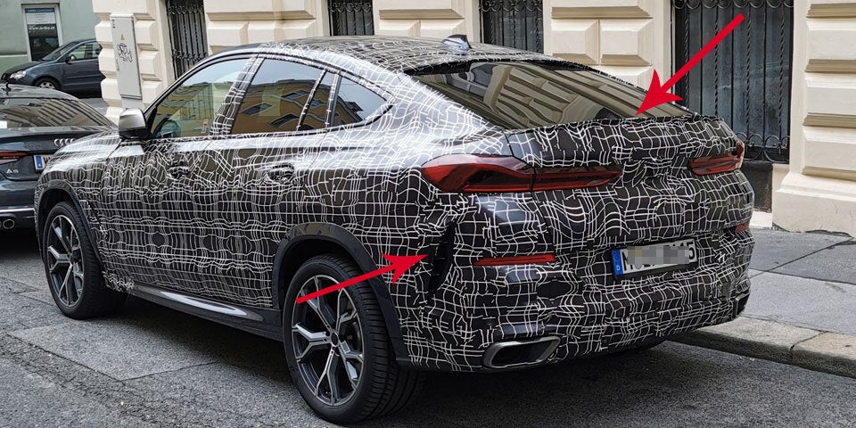 BMW X6-Erlkönig (2019) in Wien erwischt