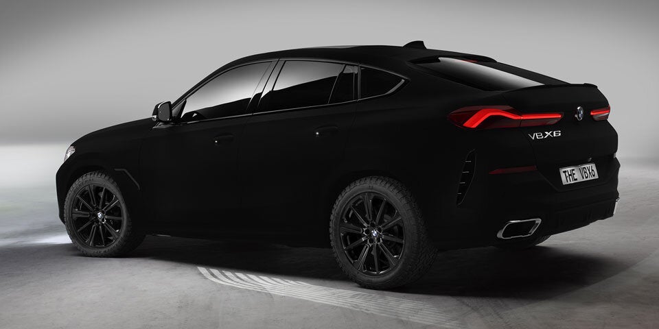 Dieser BMW X6 ist schwärzestes Auto der Welt