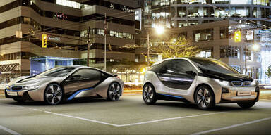 BMW zeigt seine E-Autos i3 und i8