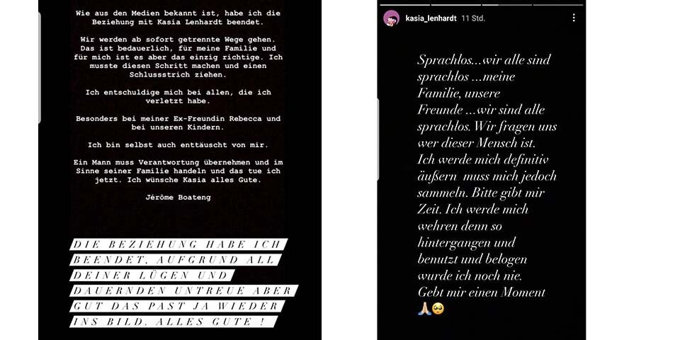 Kasia Boateng Trennung Instagram