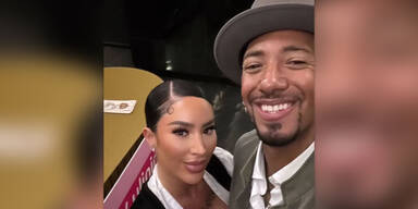 Jerome Boateng mit seiner Partnerin Brittany Duet