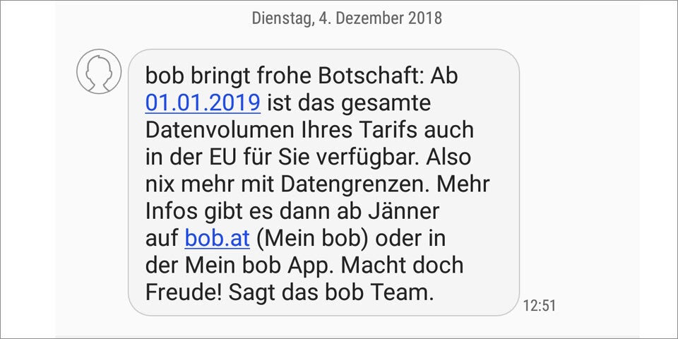 bob schafft Datenlimit beim Roaming komplett ab