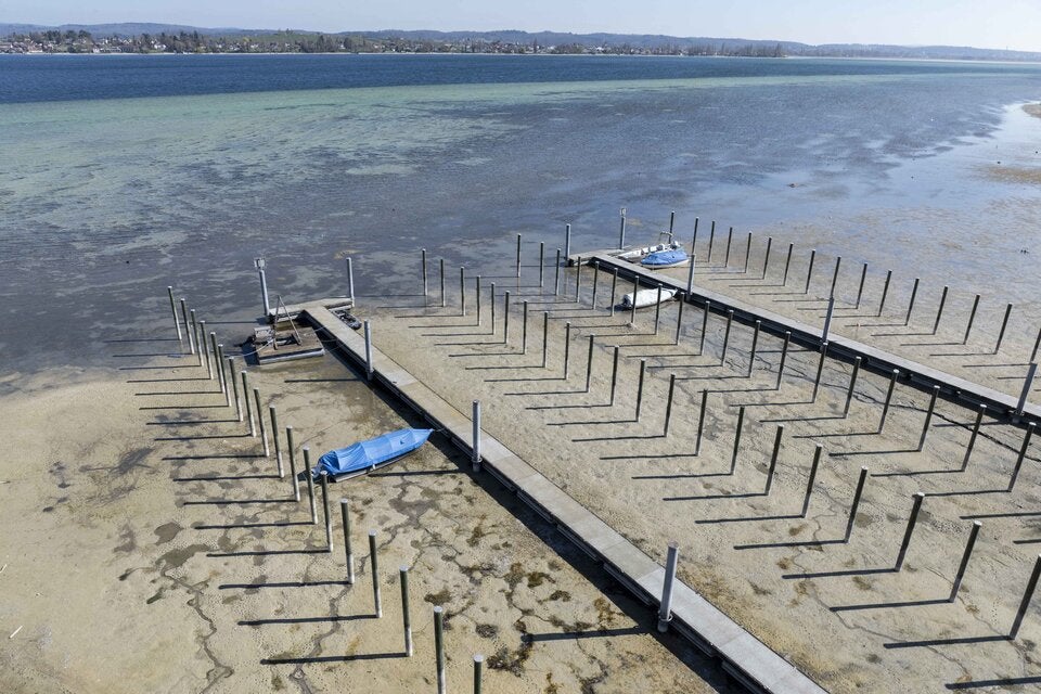 Niedriger Bodensee-Pegel